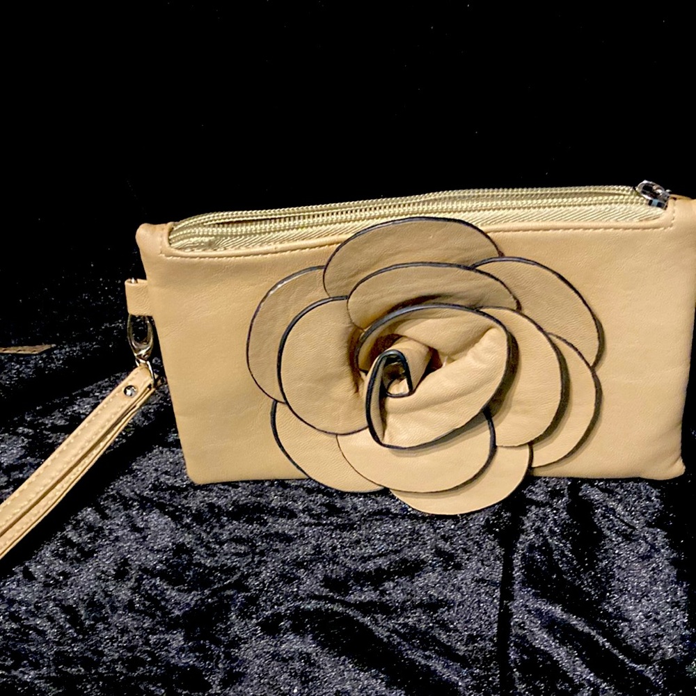 Tan Wristlet